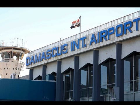 While Israeli strikes have repeatedly caused the grounding of flights at the government-controlled airports in the capital Damascus and the northern city of Aleppo, it is the second time since this month’s conflict between Israel and Hamas began that the two sites have been struck simultaneously.