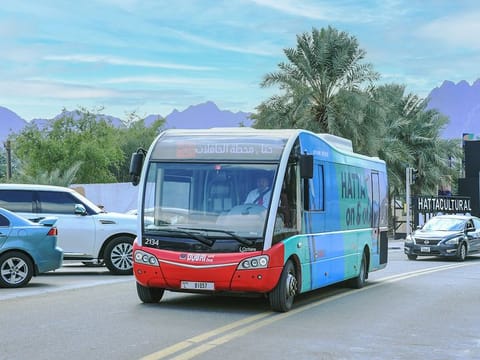 Hatta Express runs between Dubai Mall Bus Station and Hatta Bus Station at a frequency of two hours