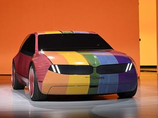 Photos: BMW unveils car that can change colour at CES 2023