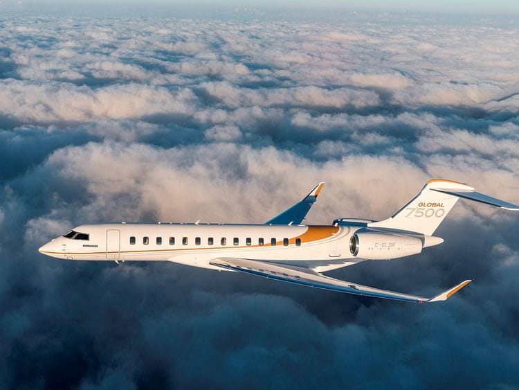 Bombardier Global 7,500 Stock