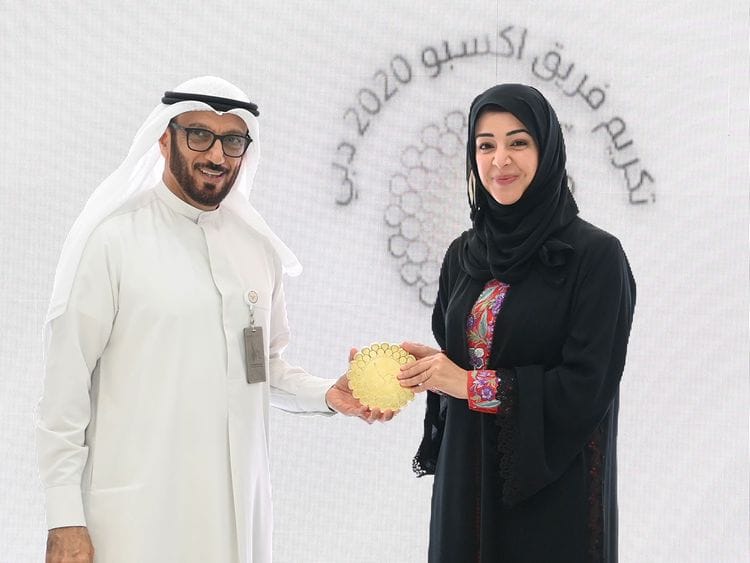 Reem Al Hashimi and Lieutenant General Mohammed Ahmed Al Marri