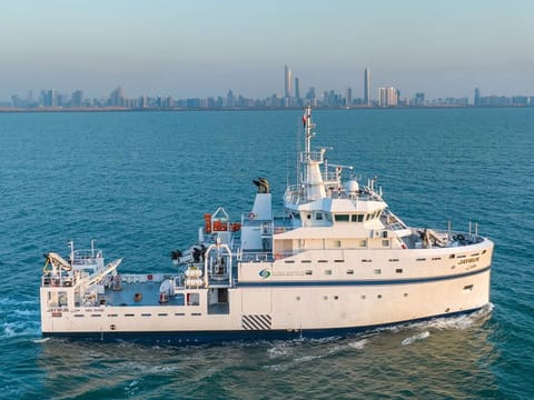 The custom-made vessel will also help efforts to preserve fish stocks