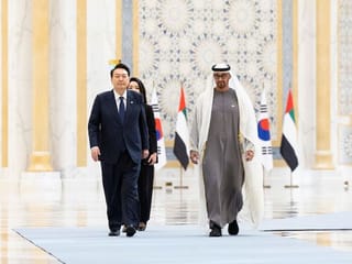 Photos: UAE President meets President of South Korea on state visit to the UAE