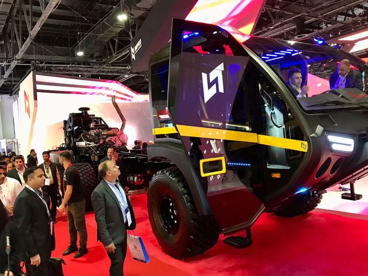 Naffco's ARFF vehicle at intersec 