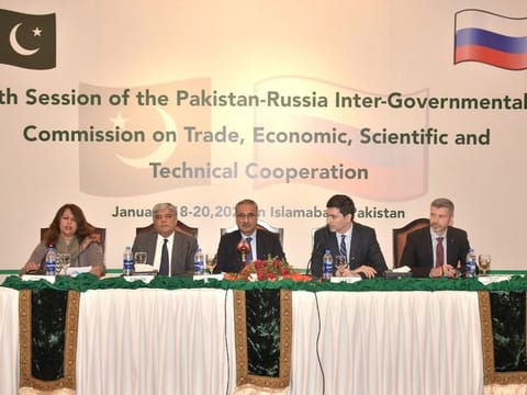 The 80-member Russian delegation led by Russian energy minister Nikolay Shulginov arrived in Islamabad for three-day (January 18-20) talks on energy and trade. 