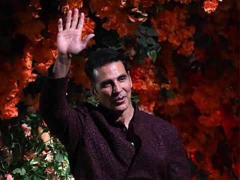 Bollywood actor Akshay Kumar.