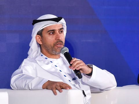 Ibrahim Al Haddad, CEO, Salik Company P.J.S.C, during the panel discussion at the summit on Monday.