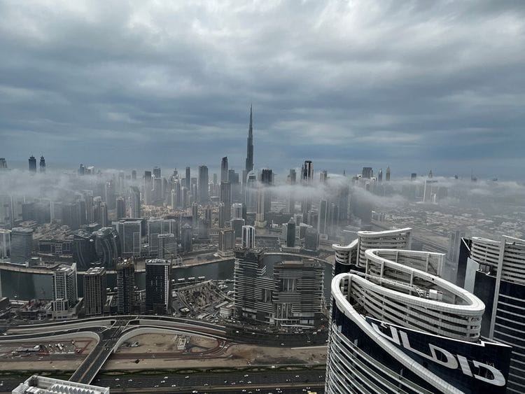 Manuel Almario Foggy weather in Dubai 