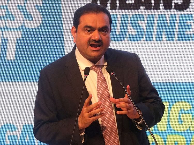 20233101 Indian billionaire Gautam Adani