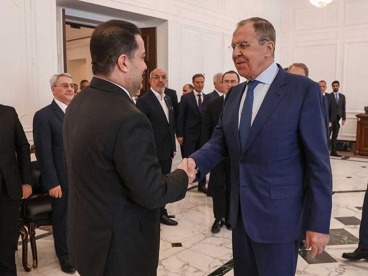 LAVROV Iraq's Prime Minister Mohammed Shia' Al Sudani