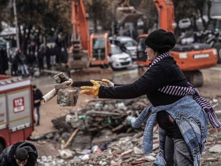 Turkey Syria earthquake debris