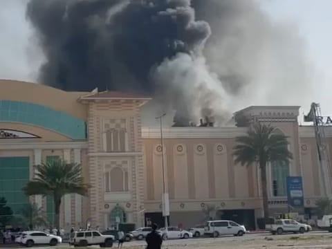 Still from video showing the incident