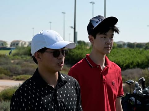 Golf's latest entrepreneurs... and both are still at school