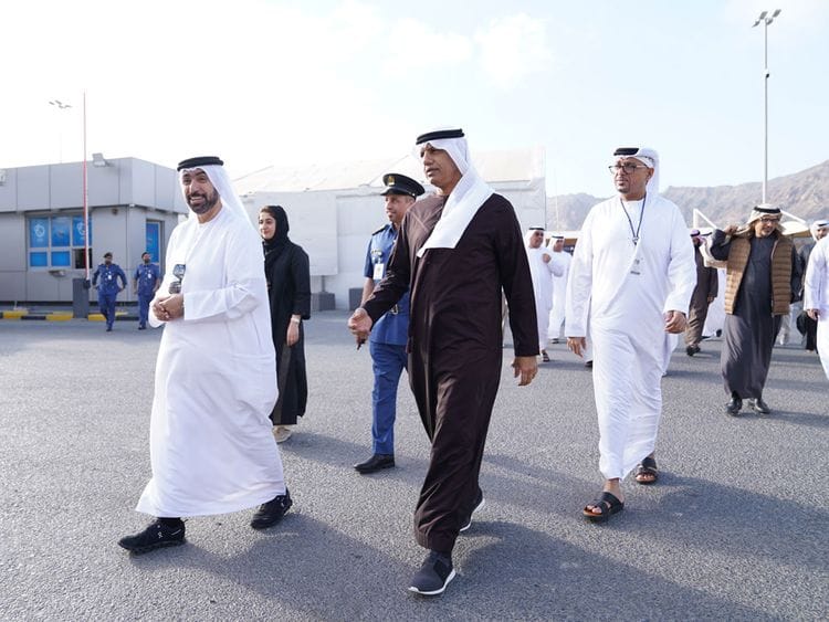Ahmed Mahboob Musabih, director-general of Dubai Customs, visits Hatta Border Crossing, supplied pic-1676197594736