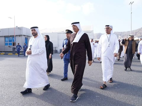 Ahmed Mahboob Musabih, director-general of Dubai Customs, CEO of Ports, Customs and Free Zone Corporation, visits Hatta Border Crossing