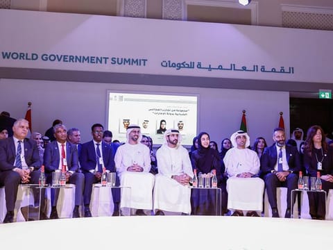 Sheikh Hamdan bin Mohammed bin Rashid Al Maktoum (centre) attended the meeting