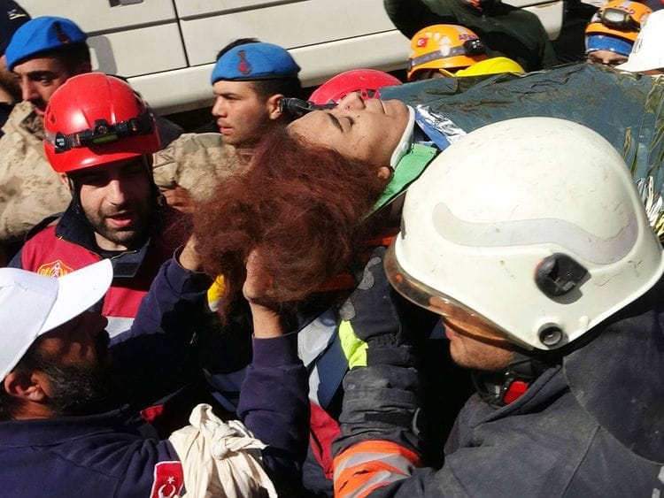 Quake rescue