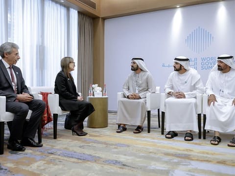  Tunisian PM Najla Bouden Romdhane congratulated the UAE on the successful organisation of the World Government Summit