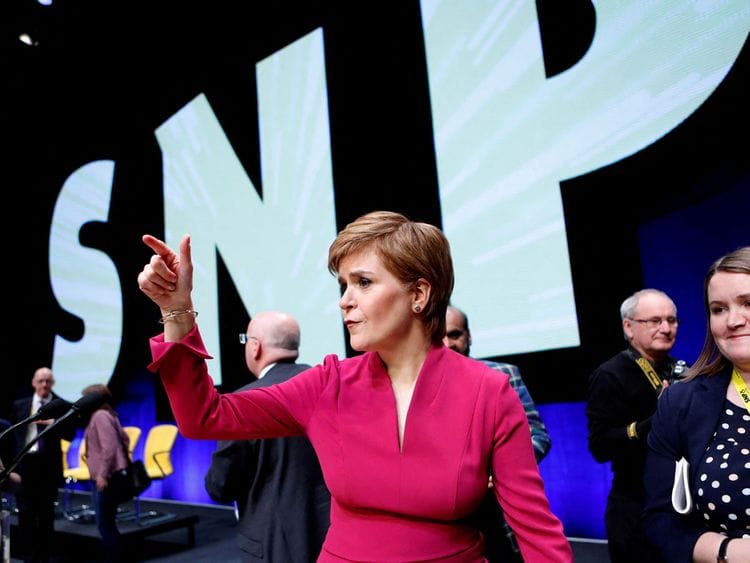 Scotland's First Minister Nicola Sturgeon