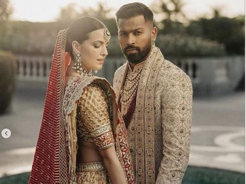 In photos: Hardik Pandya and Natasa Stankovic renew wedding vows in two ceremonies