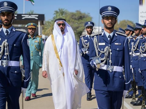  Lt. General Sheikh Saif bin Zayed Al Nahyan witnessed on Thursday the graduation ceremony at the Abu Dhabi Police College.