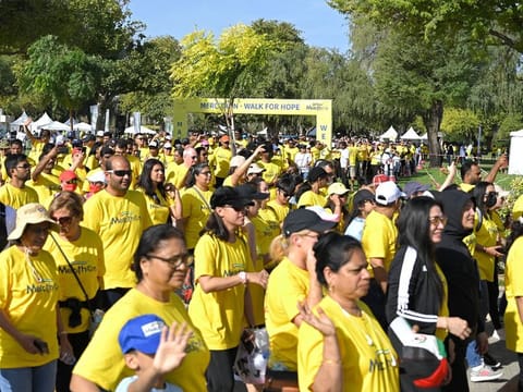 People from all walks of life joined the fundraiser 