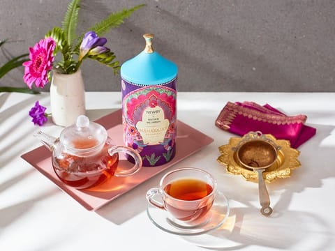 A bright amber cup of tea in the morning, like Newby's Maharaja’s Breakfast Blend, is an invigorating and bolstering treat.