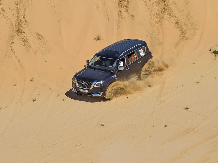 Buckle you seatbelts and check out the adventurous desert trail