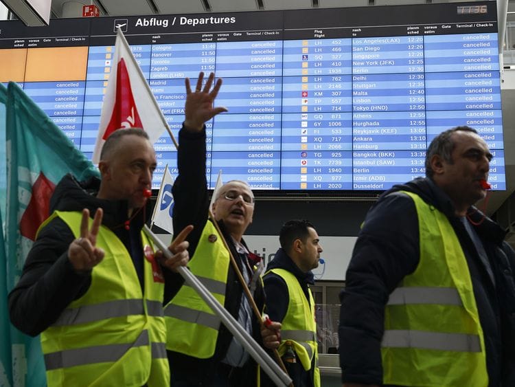 Germany airport strike 