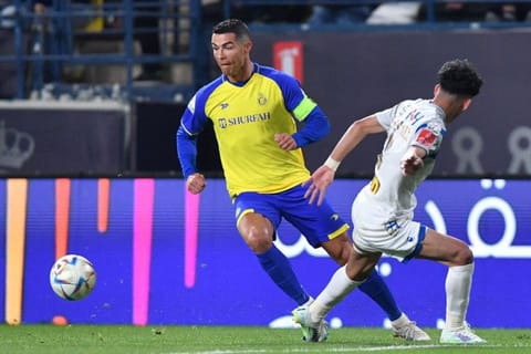 Player of the Month... Al Nassr's Portuguese forward Cristiano Ronaldo (left) has made a great start to life in Saudi Arabia.