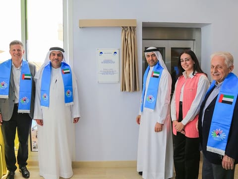 Hamid Jafar, Lynn Barghout Jafar, H.E. Awad Saghir Al Ketbi, H.E. Dr. Mohammad Salim al Olama, Majid Jafar