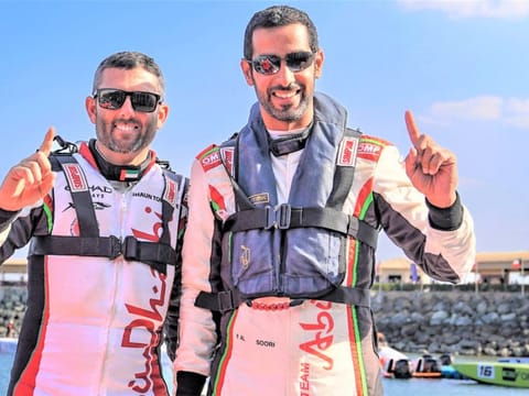 Team Abu Dhabi's Shaun Torrente and Faleh Al Mansoori have joined forces again to compete for the Class 3 series.