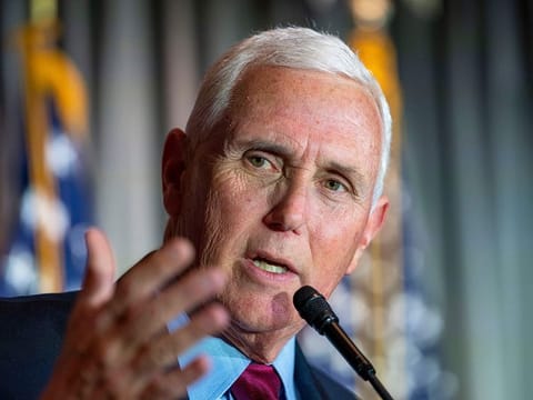 Former US Vice President Mike Pence
