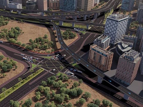 The scope of the Dh800 million contract extends 4.8km along Sheikh Rashid Road from the intersection with Sheikh Khalifa bin Zayed Street to the Falcon Interchange on Al Mina Road. 