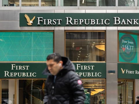 A First Republic Bank branch in Los Angeles, California.