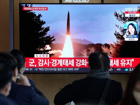 North Korea test-launched an intercontinental ballistic missile in a display of military might Thursday
