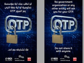 Dubai Police warn residents against sharing OTP, bank details with fraudsters
