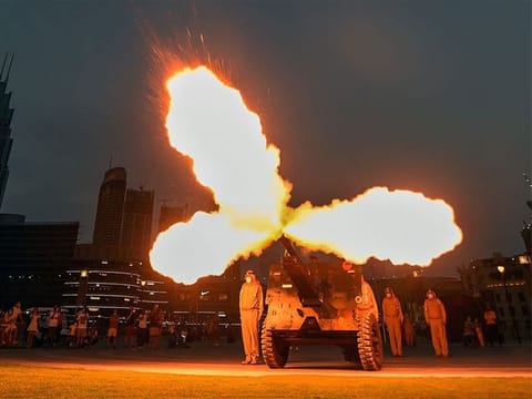 File photo of an iftar cannon in Dubai used for illustrative purpose only