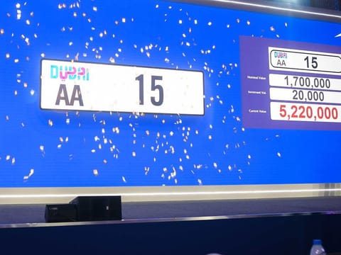 'AA 15' was the showstopper at the auction, raking in the highest bid