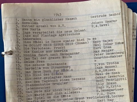 1658 books read over 90 years, a grandmother kept a record of every book she read, list goes viral on Twitter