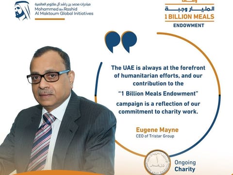 The endowment aims to support food relief in communities worldwide for decades to come