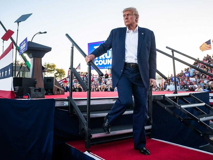 Former president Donald Trump