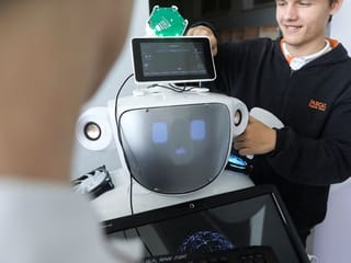 Photos: Hello AInstein! Robot with ChatGPT shakes up Cyprus classrooms 
