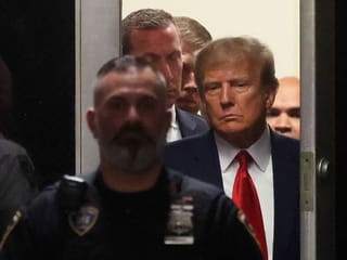 In Pictures: Donald Trump's journey from Trump Tower to New York courthouse