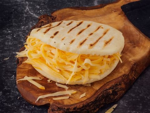 Colombian Arepas or cheesy corn bread