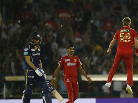 Shubman Gill's 67 leads the way for Gujarat Titans to chase down 154 and beat Punjab Kings by six wickets at the IS Bindra PCA Stadium in Mohali.