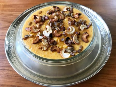 Akkaravadisal or lentil pudding