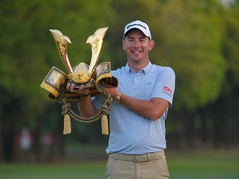 Lucas Herbert, winner of the ISPS HANDA-CHAMPIONSHIP