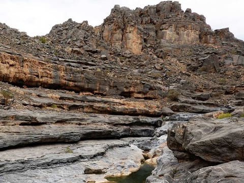 Wadi Damm in Damm, Oman, April 20, 2023. A massive tornado accompanied by thunderclouds hit the Wilayat of Ja’alan Bani Bu Ali in South Al Sharqiyah Governorate of Oman on Saturday.