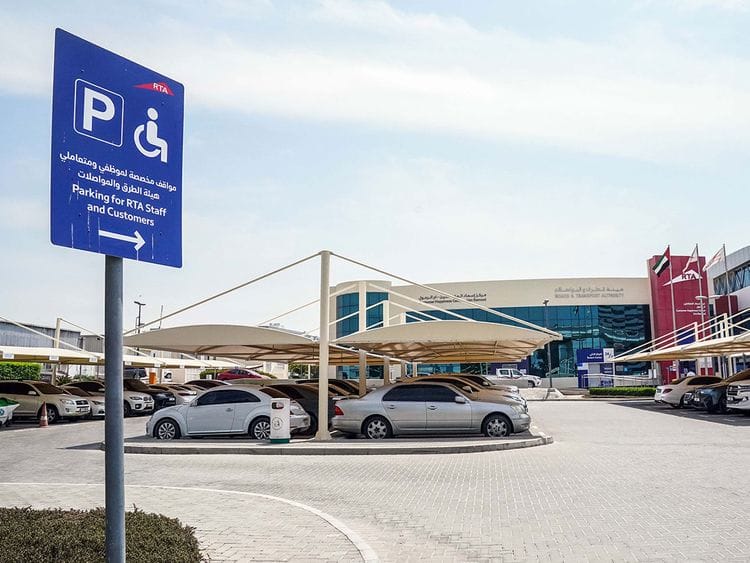 parking for people of determination at RTA